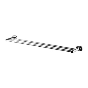 Bisk Double Towel Rail 60 cm, chrome