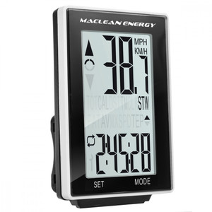 MacLean Wireless Bicycle Speedometer 16 Functions MCE310