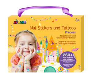 Nail Stickers & Tattoos Set Princess 3+