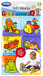 Playgro My First Soft Blocks 6m+