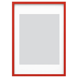 RÖDALM Frame, red, 50x70 cm