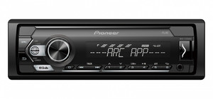 Pioneer Car Radio 1-DIN Receiver with white illumination, USB and compatible with Android MVH-S120UBW