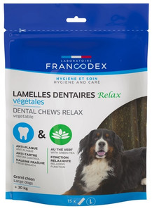 Francodex Dental Dog Chews Relax Large 15pcs 502.5g