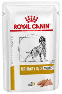 Royal Canin Veterinary Diet Canine Urinary S/O Ageing +7 Dog Wet Food Pouch 85g