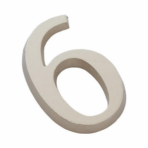 Self Adhesive House Digit "6/9" 50 mm, satin