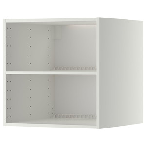 METOD Fridge/freezer top cabinet frame, white, 60x60x60 cm