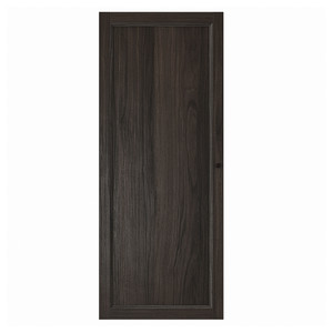 OXBERG Door, dark brown oak effect, 40x97 cm