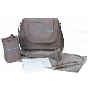 Bo Jungle B-Large Stroller Bag for Accessories with Changing Mat Taupe