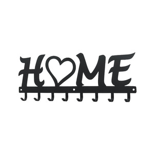 Wall Hanger Home, black