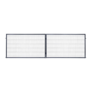 Double Swing Gate 400 x 120 cm, anthracite