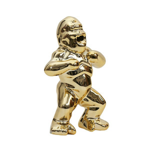 Decoration Gorilla Mini, gold