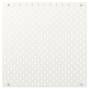 SKÅDIS Pegboard, white, 56x56 cm