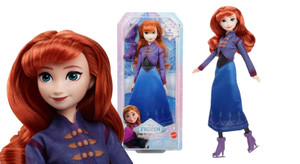 Disney Frozen Ice-Skating Anna Fashion Doll JBG54 3+