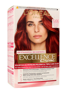 L'Oreal Excellence Creme Hair Dye 6.66 Intensive Red