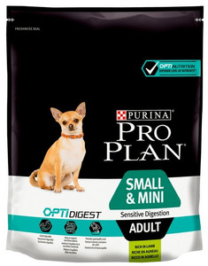 Purina Pro Plan Dog Food Adult Small & Mini OptiDigest Sensitive Digestion Lamb 700g
