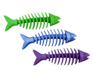 Dog Toy Fish 14cm, 1pc, assorted colours