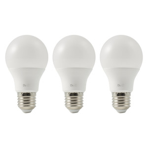 Diall LED Bulb A60 E27 806 lm 2700 K 3-pack