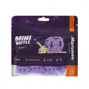 Marioinex Mini Waffle Blocks Set Snail 50pcs 3+