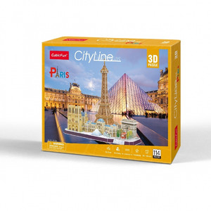 Cubic Fun 3D Puzzle City Line Paris 114pcs 8+
