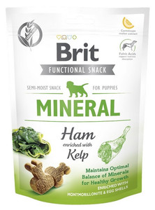 Brit Functional Dog Snack for Puppies Mineral Ham with Kelp 150g