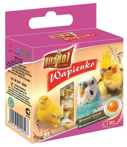 Vitapol Calcium Mineral Block for Birds Orange