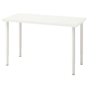 LAGKAPTEN / OLOV Desk, white, 120x60 cm