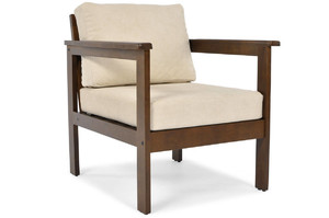 Outdoor Armchair BELLA, brown/beige