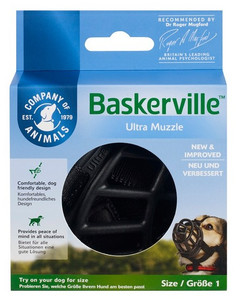 Baskerville Ultra Muzzle Size 1, black