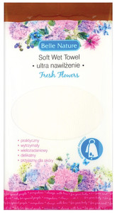 Belle Nature Soft Wet Towel Fresh Flowers