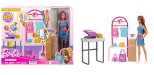 Barbie Make & Sell Boutique Playset With Doll & Accessories HKT78 3+