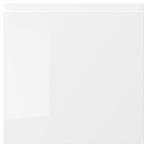 VOXTORP Door, high-gloss white, 40x40 cm