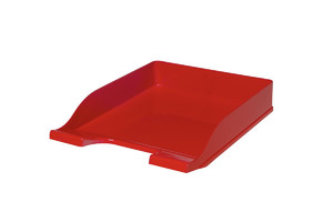 Plastic Letter Tray Colours 1pc, red