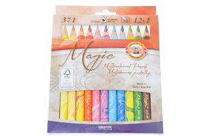 Koh-i-Noor Triangular Milticolour Pencils 13 Colours