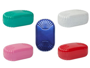Plastic Soap Case, assorted colours/models, 1pc