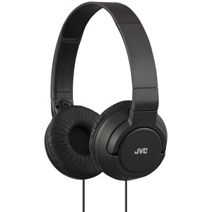 JVC Colourful and Seamless Design On-ear Headphones HA-S180, black