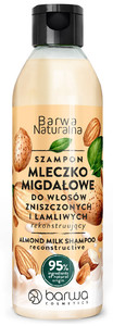 BARWA Reconstructive Shampoo for Damaged & Brittle Hair Almond 95% Natural 300ml