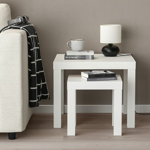 LACK Nest of tables, set of 2, white