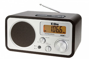 ELTRA Radio KORMORAN FM/LW USB, brown