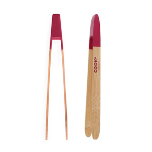 Cook Concept Magnetic Tongs, red