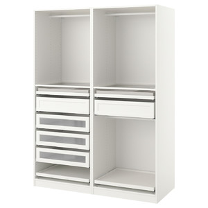 PAX Armoire d'angle, blanc, 210/160x236 cm - IKEA