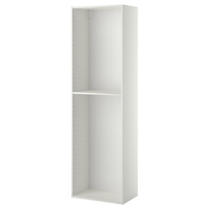 METOD High cabinet frame, white, 60x37x200 cm