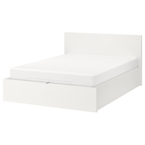MALM Ottoman bed, white, 160x200 cm