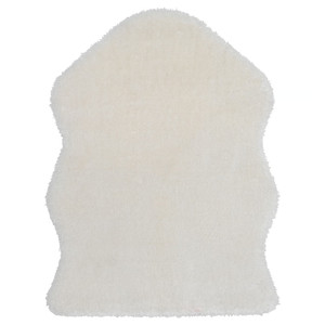TOFTLUND Rug, white, 55x85 cm