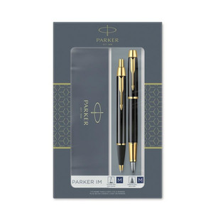 Parker Gift Set IM Black GT - Fountain Pen & Ballpoint Pen