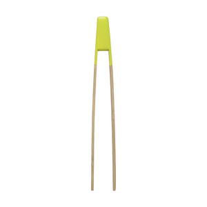 Magnetic Bamboo Tongs, green