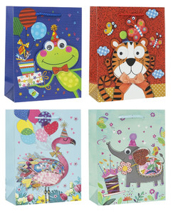 Gift Bag for Children 180x240 12pcs, assorted patterns