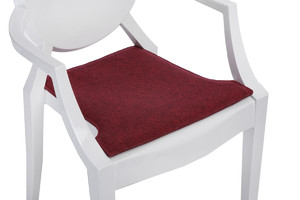 Chair Pad Royal, red melange