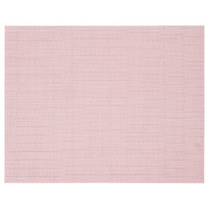 FLYGFISK Place mat, light pink, 38x30 cm