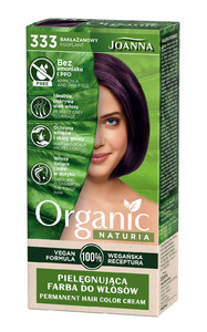 Joanna Naturia Organic Permanent Hair Color Cream Vegan no. 333 Aubergine