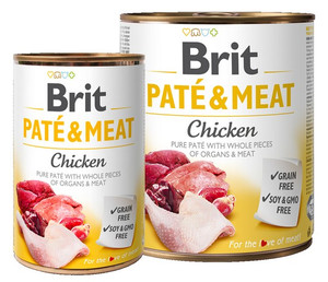 Brit Pate & Meat Chicken Dog Food Can 800g